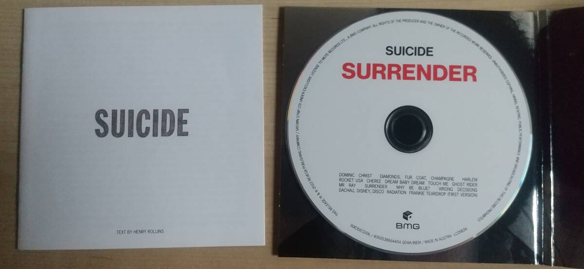 SUICIDE/SURRENDER A COLLECTION 紙ジャケ スーサイド ALAN VEGA/MARTIN REV 送料無料_画像5