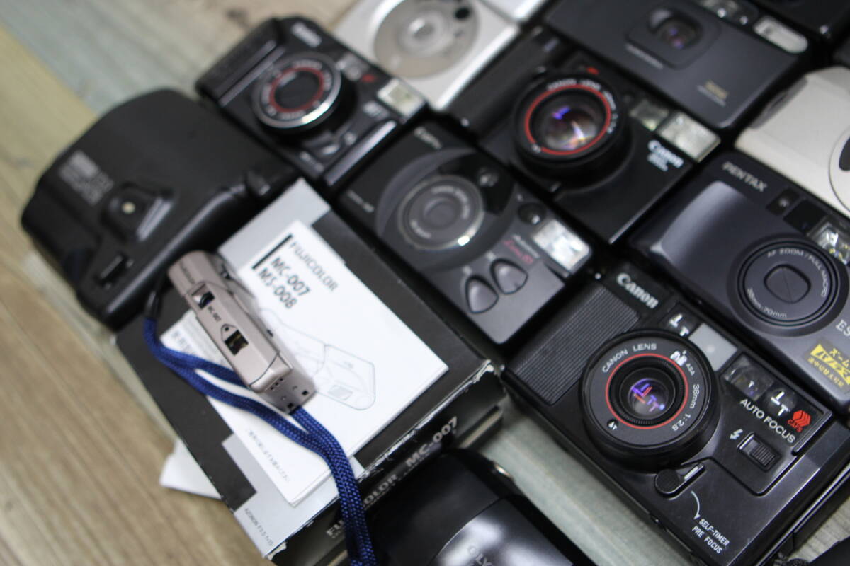 ３ コンパクトフィルムカメラ まとめ Canon autoboy yashica l AF Fuji camedia mini Espio Ricoh samurai X3.0 Olympus μ XA の画像8
