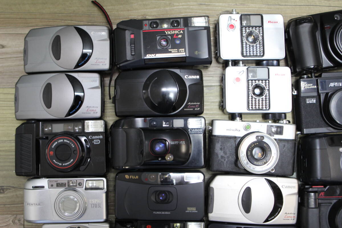 3 compact film camera summarize Canon autoboy yashica l AF Fuji camedia mini Espio Ricoh samurai X3.0 Olympus μ XA