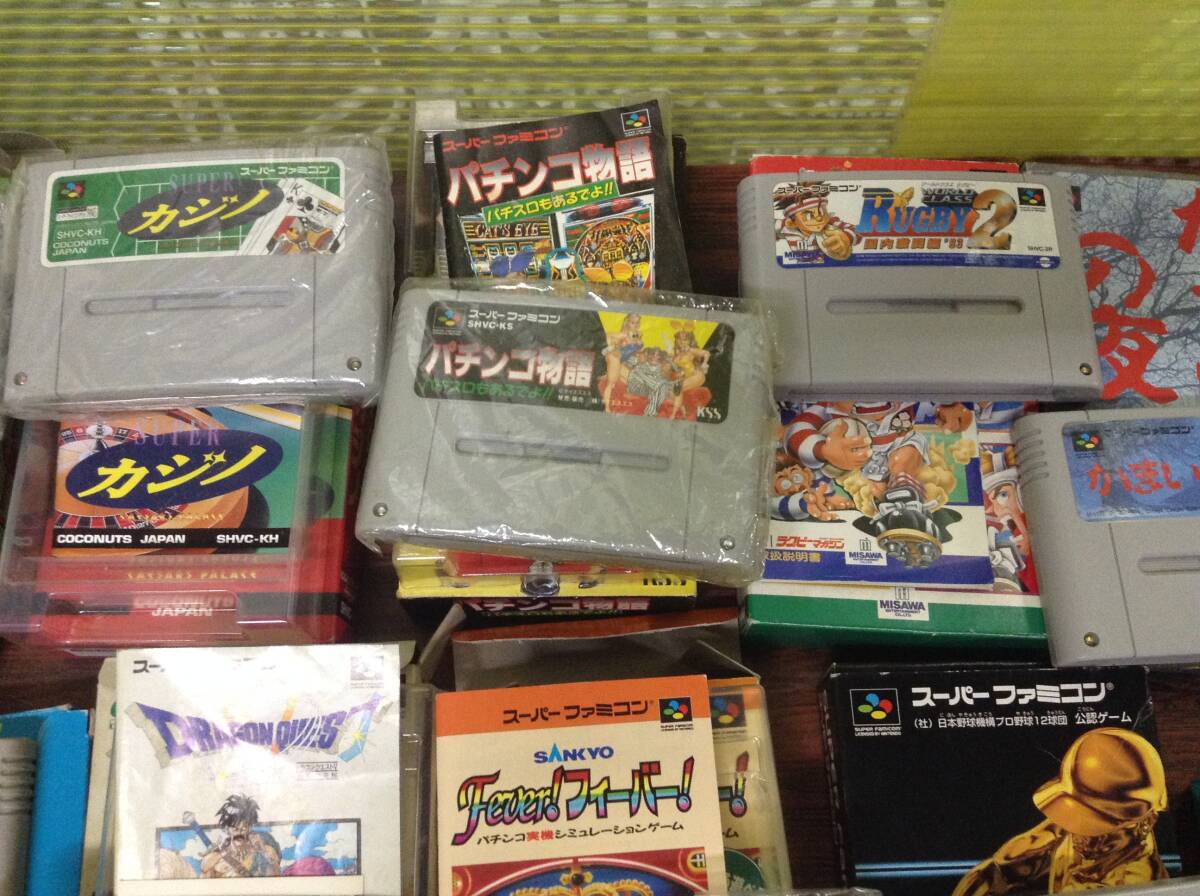 Nintendo Super Famicom 23games w/box tested 任天堂 スーパーファミコン ゲーム23本 箱付 動作確認済 D686Tの画像5