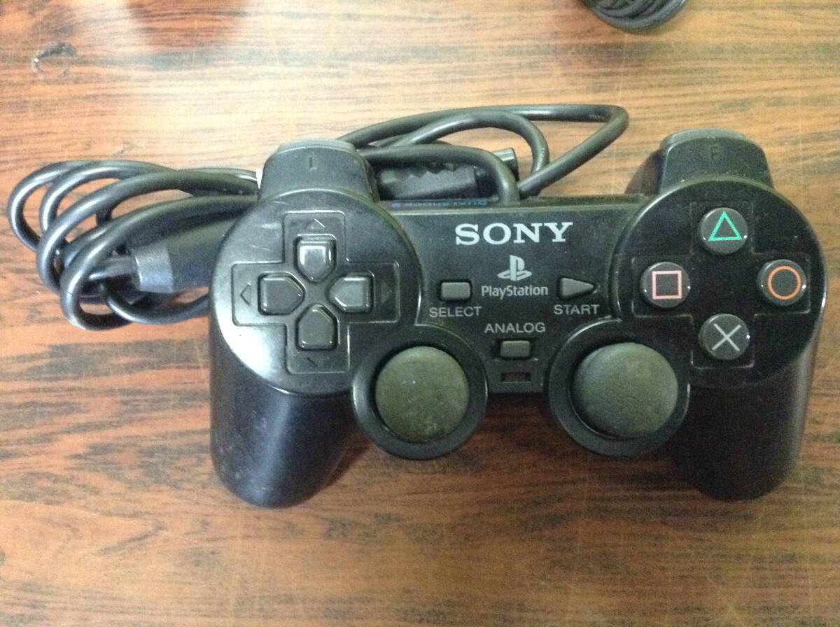 SONY PlayStation2 PS2 console SCPH-18000 controller set tested ソニー プレステ2 本体 コントローラ 動作確認済 D793D_画像4