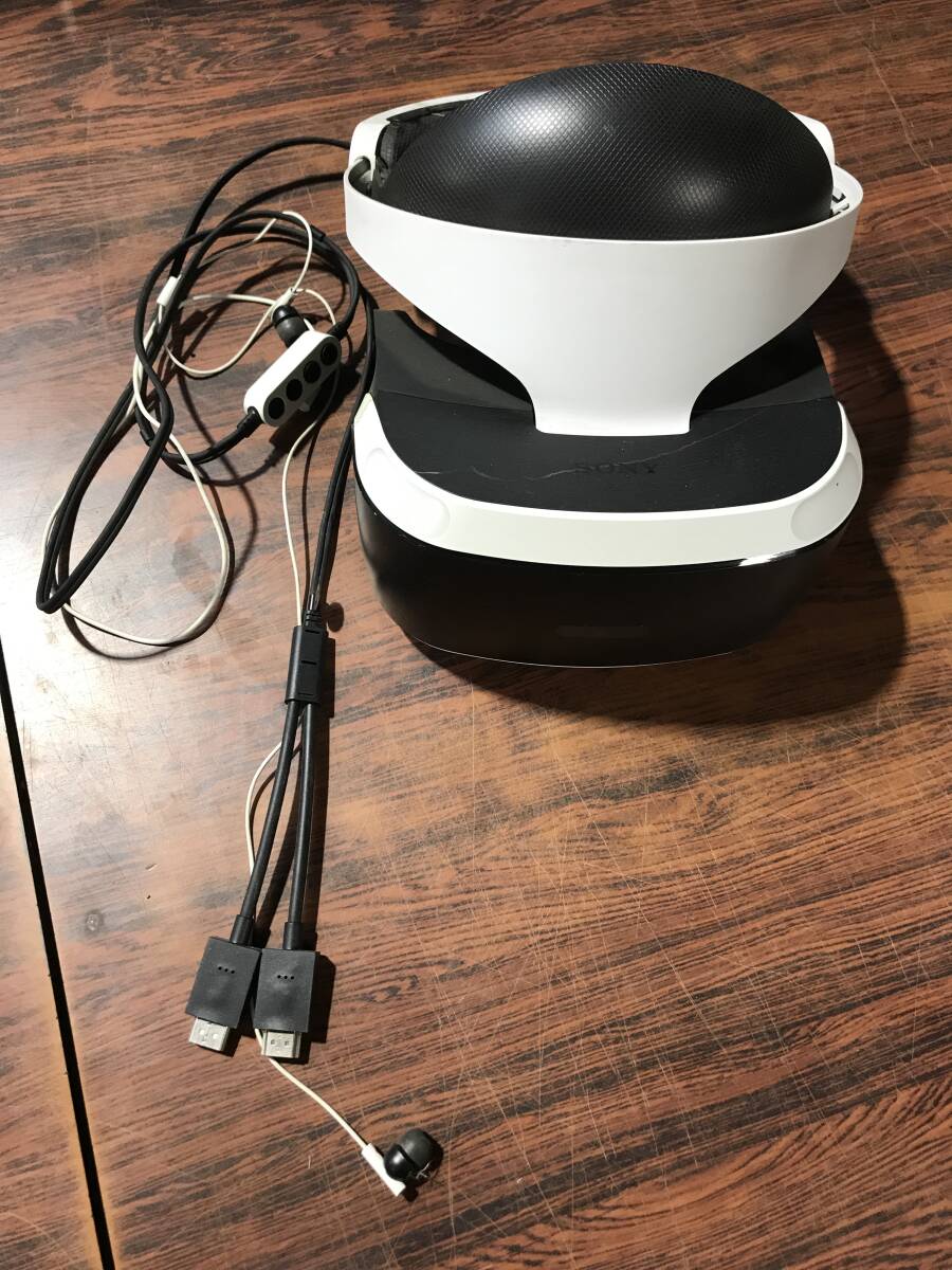 SONY PlayStation VR PlayStation CUHJ-16001 tested プレステ4 バーチャルリアルシステム 動作確認済 D717Tの画像1