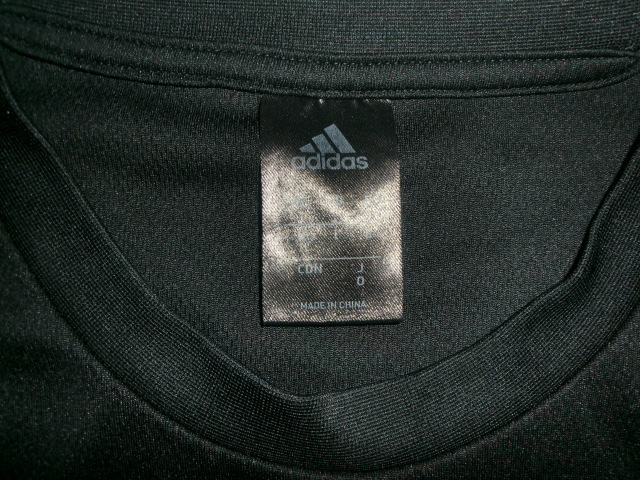 《adidas アディダス　》オールブラックス ドライＴシャツ　サイズ：Ｏ_画像4