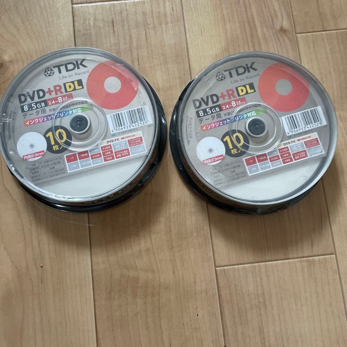 データ用DVD＋R DL 8倍速 10枚 D＋R85PWB10PS 2本セット