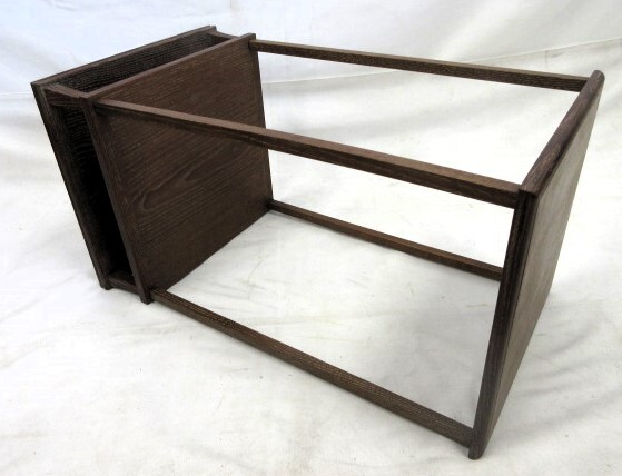 桑小卓（無垢材使用） 茶棚組立式 お茶席道具（収納段ボール箱付） 日本製の画像7