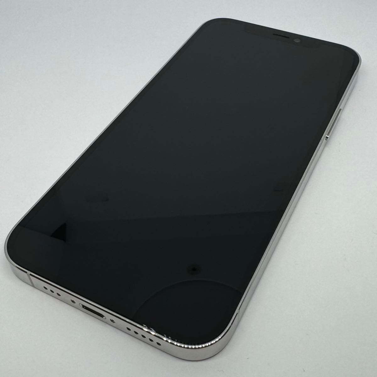 極美品 iPhone12 PRO 128GB シルバー SIMフリー 新品バッテリー100%