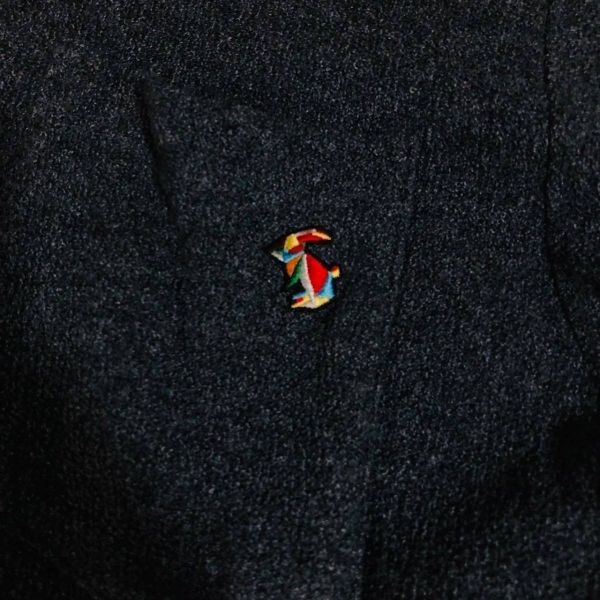 ポールスミス　Paul Smith　ポロシャツ　半袖　グレー　XL　コットン　綿　カットソー　マルチストライプ　パイル生地　メンズ_画像4