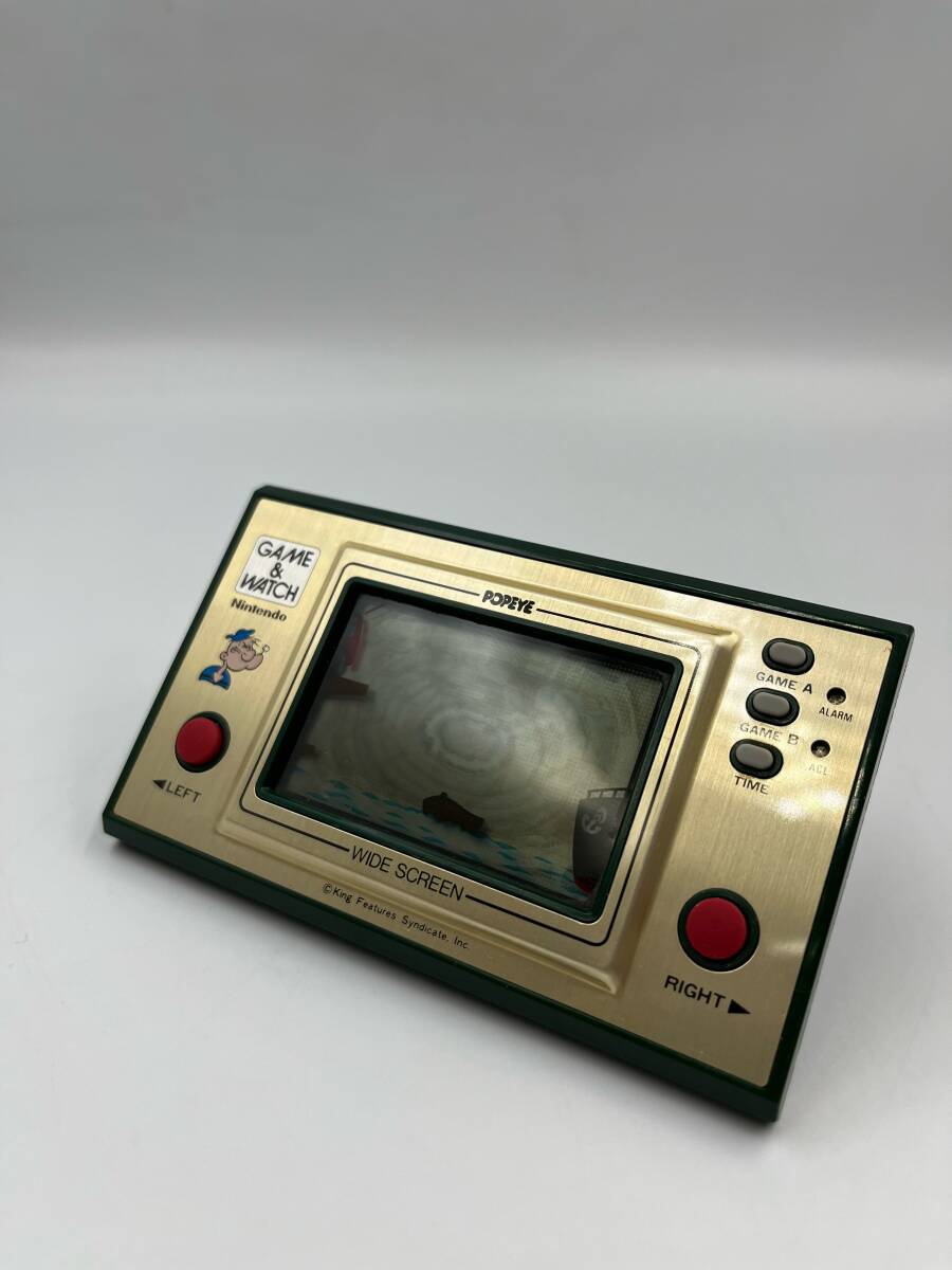 Nintendo 任天堂 ニンテンドー GAME&WATCH ゲーム＆ウォッチ PP-23 ポパイ 昭和 レトロ コレクション ゲーム機本体 動作未確認 現状品 E566の画像1