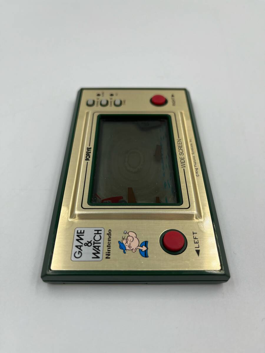 Nintendo 任天堂 ニンテンドー GAME&WATCH ゲーム＆ウォッチ PP-23 ポパイ 昭和 レトロ コレクション ゲーム機本体 動作未確認 現状品 E566の画像5