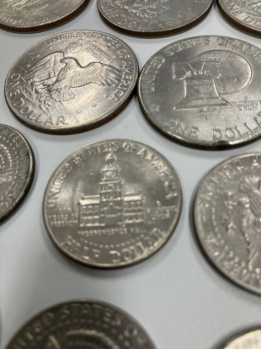まとめ11枚 1776‐1976年 アイゼンハワー 1ドル 硬貨 アメリカ LIBERTY リバティ 銀貨 希少 レア 通貨 コレクション整理 50セント 現状品_画像4