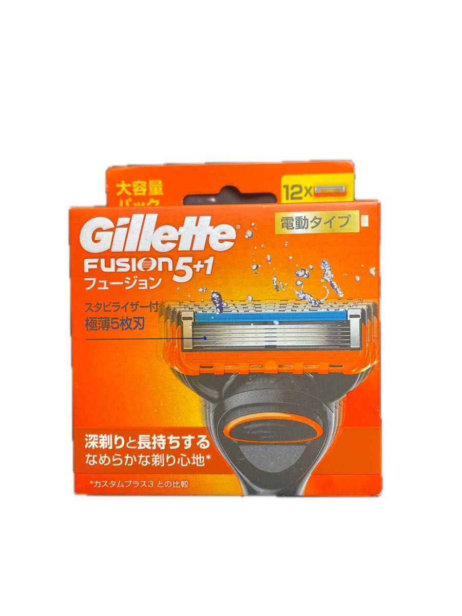 Gillette ジレット フュージョン　電動タイプ 替刃12個