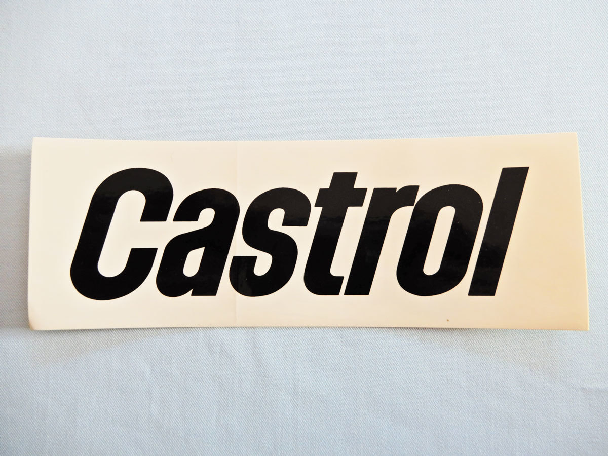 Castrol store .. sticker 3 pieces set Castrol engine oil sticker long-term storage warehouse stock discharge!