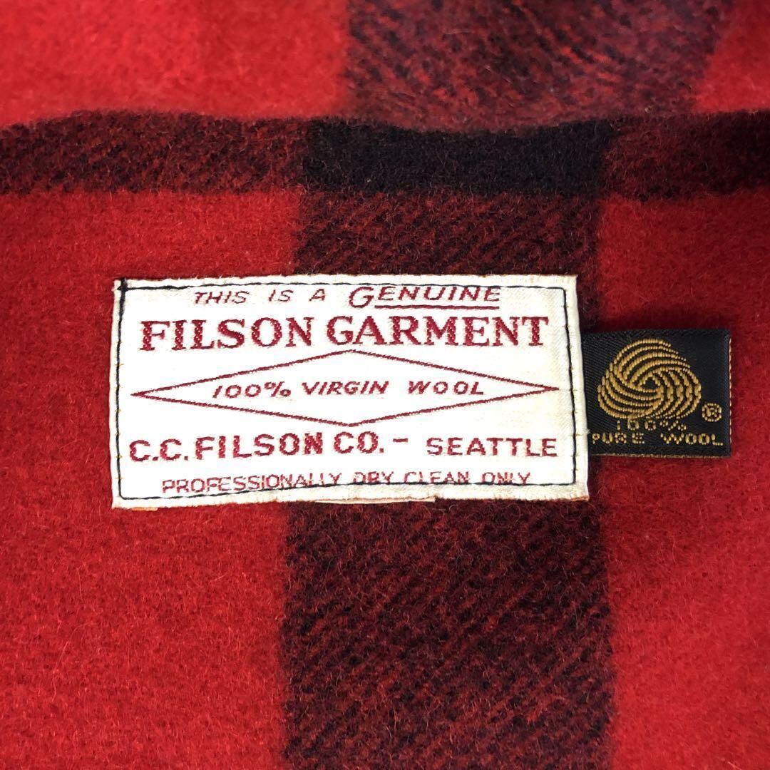 【希少】FILSON ダブルマッキーノクルーザー バッファロー フィルソン_画像4