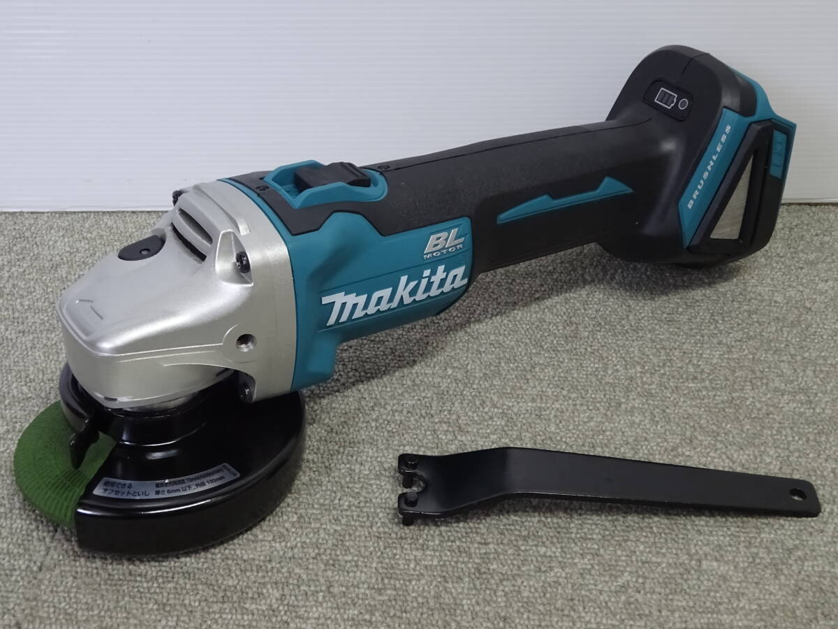 未使用 makita 100mm 充電式ディスクグラインダ GA404DN 2024年製 18V 本体のみ マキタ_画像1