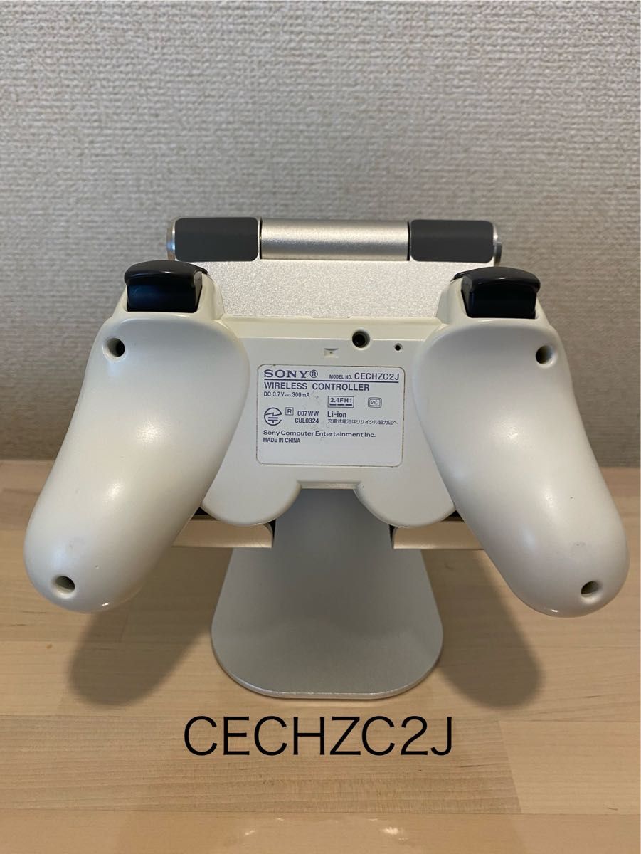 PS3 コントローラー 白 純正 SIXAXIS 動作確認済み CECHZC2J