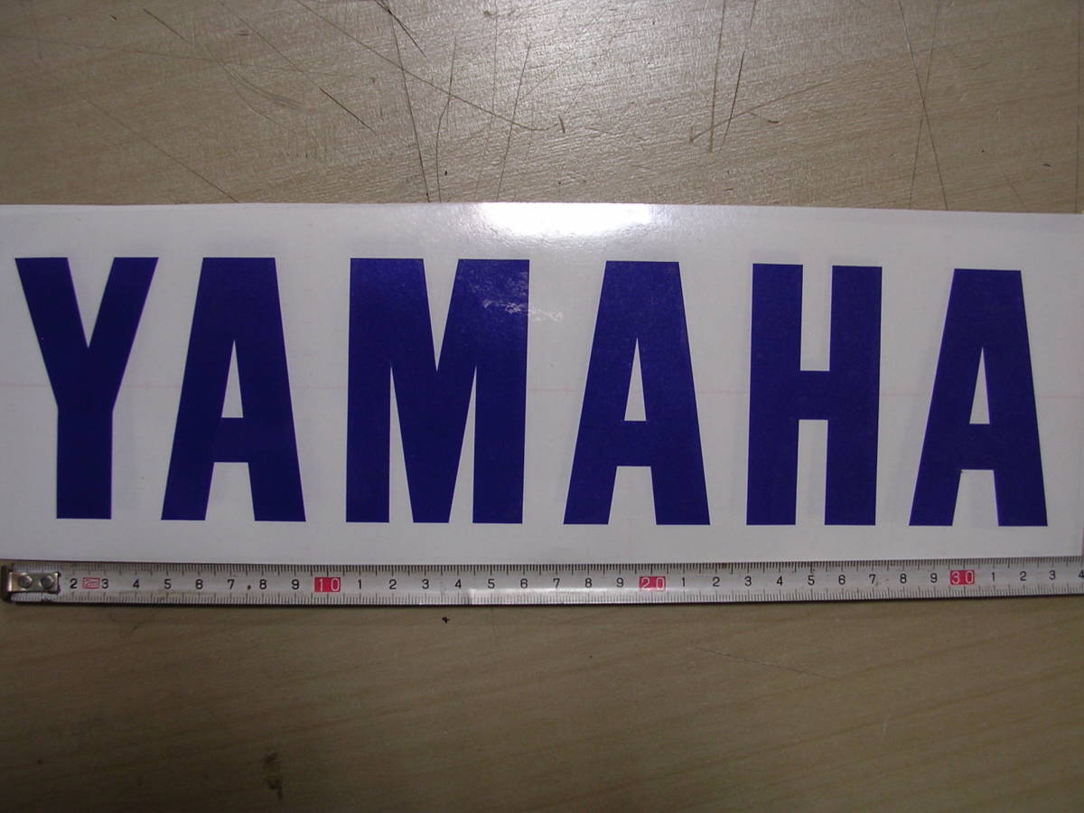 ヤマハ　YAMAHA　ステッカー　デカール　青　33cm　TZR　FZR　R1　R6_画像1