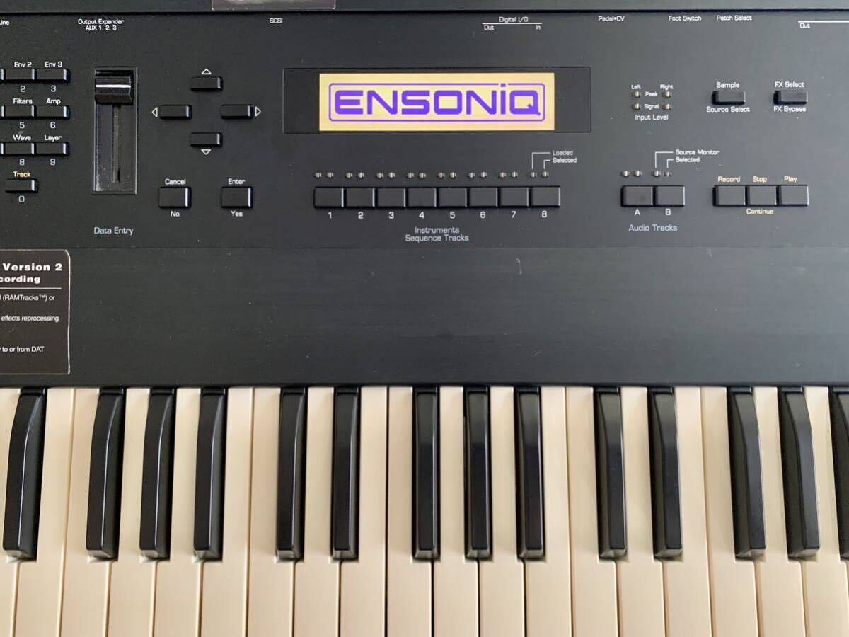 Ensoniq ASR-10 Advanced Sampling Recorder[ LCD дисплей /Digital IO/SCSI2SD/FlexiDrive и т.п. приложен, память 32MB отображать. редкий товар?]