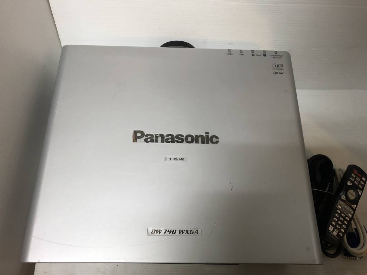 Panasonic PT-DW740LS 高輝度 7000ルーメン 新品ランプ交換済 日本製_画像9