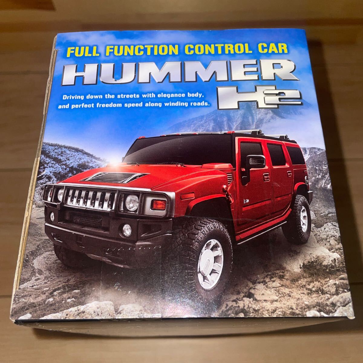 ラジコン ラジコンカー ハマー HUMMER H2 full function control car 正規ライセンス商品ラジオコントロールカー レッド 赤_画像4