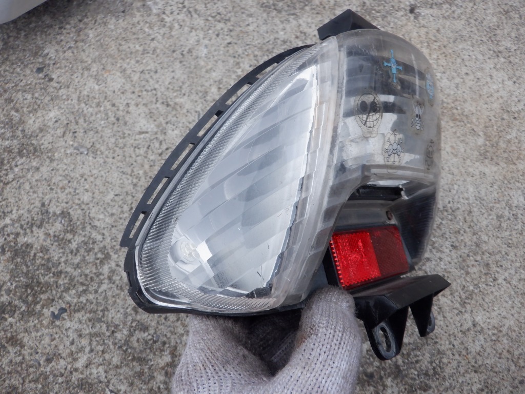 ライブディオZX　DIO　AF35　クリアテールランプ　Q