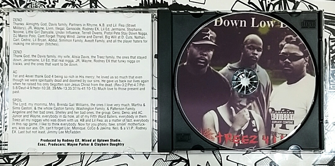 (CD) Treez 4 Life - Slow Down Low Down / G-rap / G-luv / Gangsta / G LAP / gang старт /we носорог / HIPHOP / hip-hop 