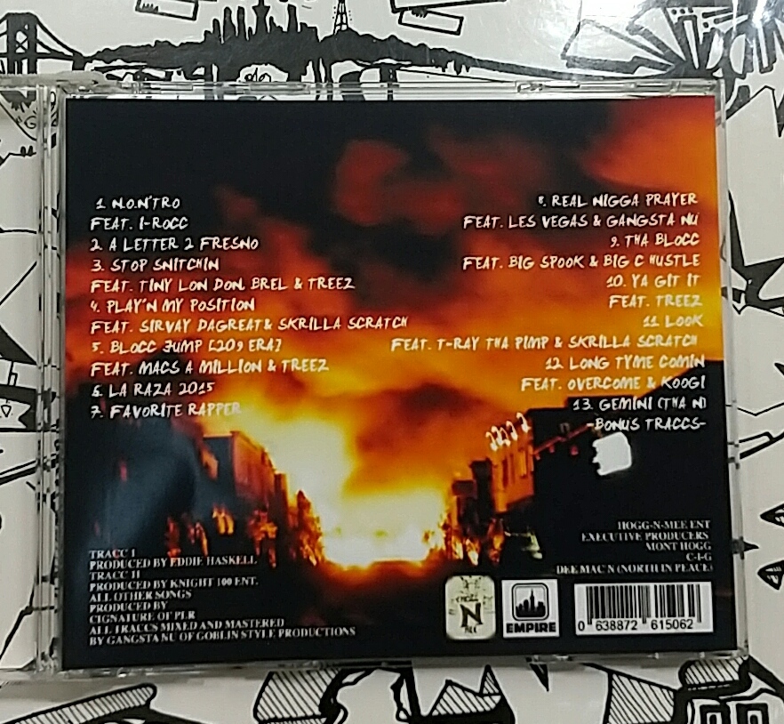 (CD) I-Rocc Presents Mont Hogg － Road Trip / G-rap / G-luv / Gangsta / Gラップ / ギャングスタ / ウェッサイ / HIPHOP / Chicano_画像2
