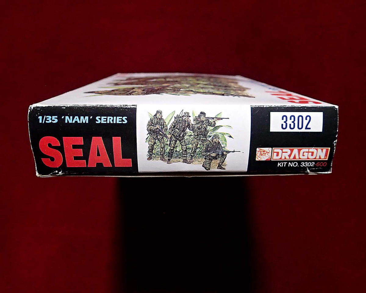 ★ドラゴン(3302) 1/35 アメリカ海軍 特殊部隊 シール SEAL(4体入)ベトナム戦争(定形外300円他)_画像3