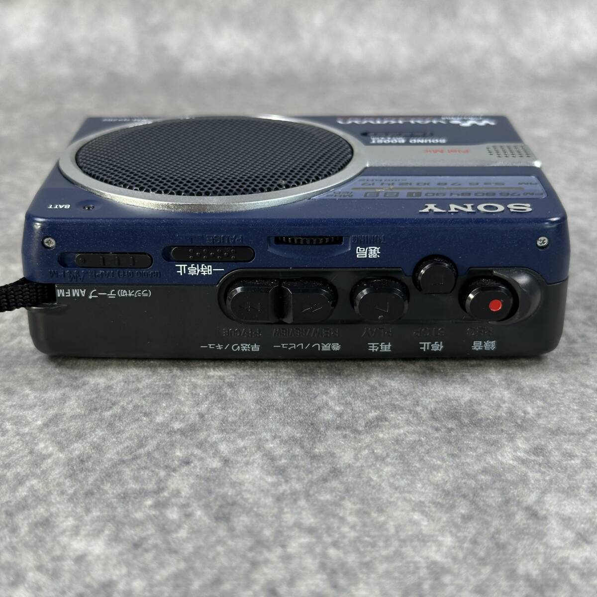 【ジャンク・通電確認済み】SONY ソニー WALKMAN ウォークマン WM−GX202 昭和レトロ プレーヤー ラジオ (RT-013)_画像6