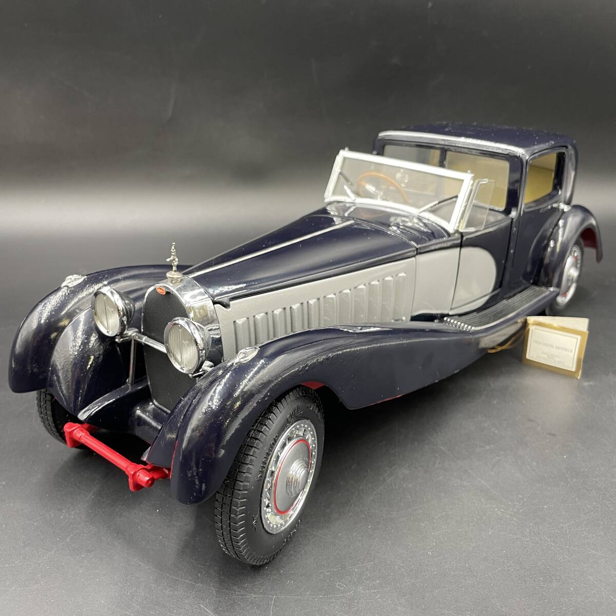 BQ3095 franklin mint precision models フランクリンミント 1931 BUGATTI ROYALE COUPE DE VILLE ミニカー 全長約36cm ジャンク_画像1