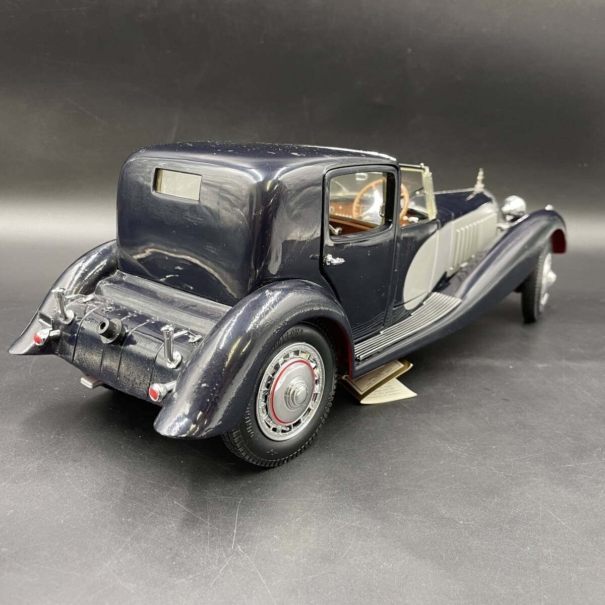 BQ3095 franklin mint precision models フランクリンミント 1931 BUGATTI ROYALE COUPE DE VILLE ミニカー 全長約36cm ジャンク_画像4