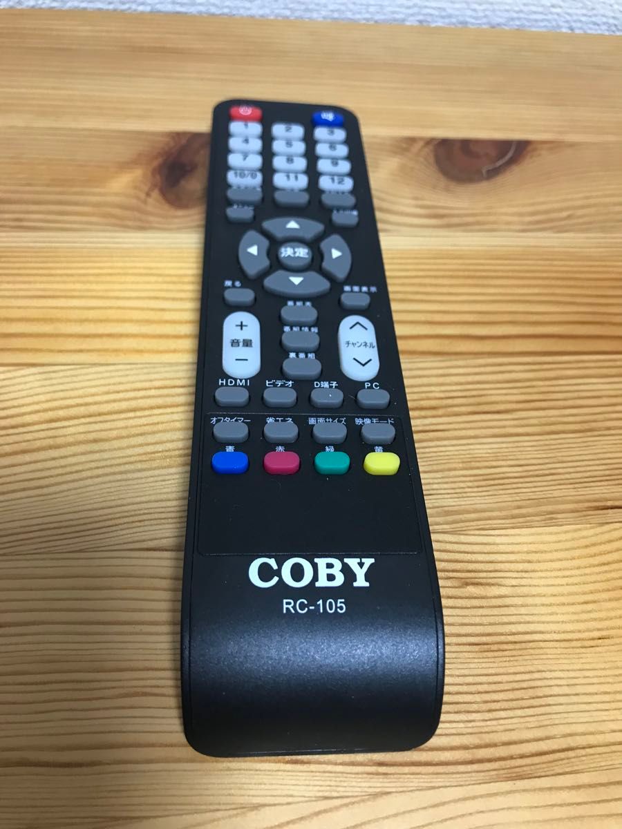 COBY テレビ リモコン RC-105