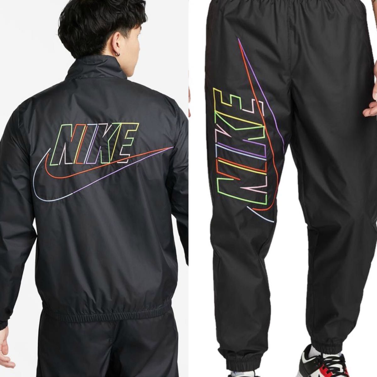 新品 NIKE ナイキ ナイロンジャケット セットアップ 上下 S 新品 NIKE ナイキ ナイロンジャケット セットアップ 上下 S