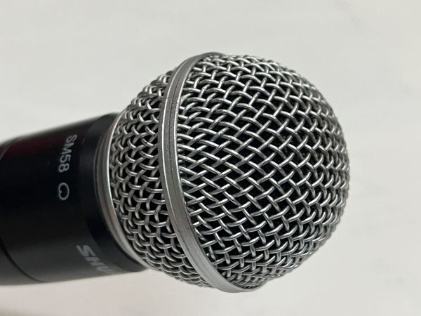 SHURE　UR2-L3HK/SM58　国内正規品　開封未使用品　動作品　美品　擦傷錆汚れ等有り　現状渡し ＊工事設計認証の証明書付_画像4