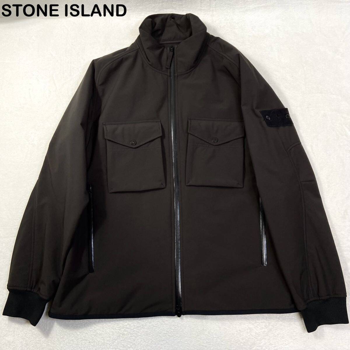 ☆美品☆ STONE ISLAND / ストーンアイランド　POLIESTERE STRETCH 5 L_GHOST PIECE GHOST PIECE ナイロンジャケット　撥水加工　XLサイズ_画像1