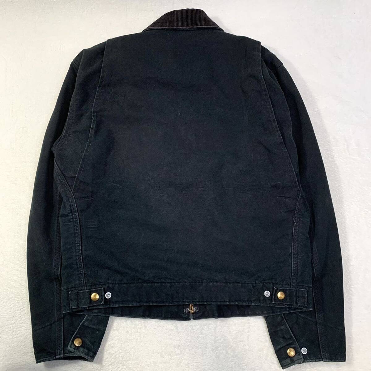 USA製　Carhartt カーハート　ダック地　デトロイトジャケット　J01 BLK 38_画像5