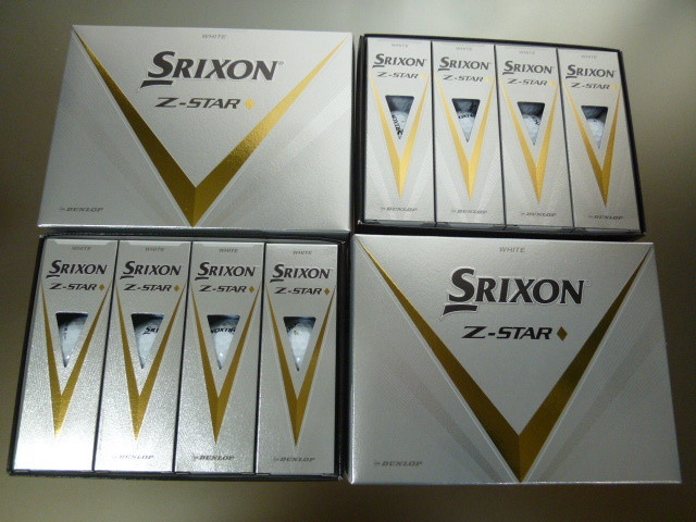 ◆2023年！最新★SRIXON/スリクソン/日本正規品 NEW Z-STAR ◆ ダイヤモンド/ホワイト/2ダース/Z スター◆ダイヤモンド/松山秀樹！の画像1