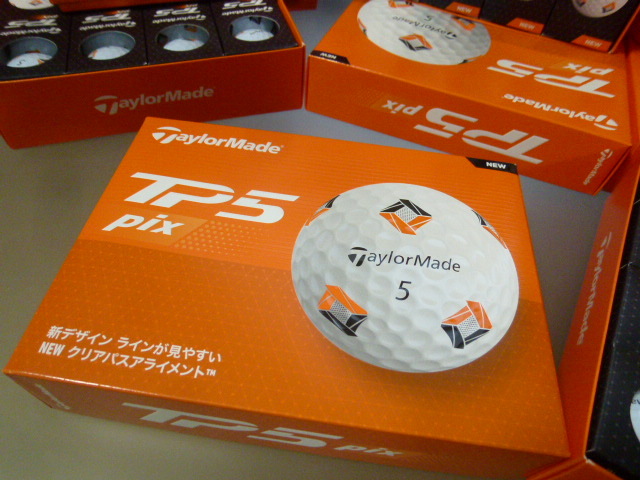 ◆新発売/４ダース！2024年/New TP5 Pix/日本正規品/新品【TaylorMade】テーラーメイド New TP5 Pix ツアーボール/WH【5層構造】_画像5