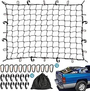 Kohree カーゴネット 90×120cm 車用 ラゲッジネット ルーフネット 天井 ルーフキャリア ツーリングネット 荷物落下_画像1