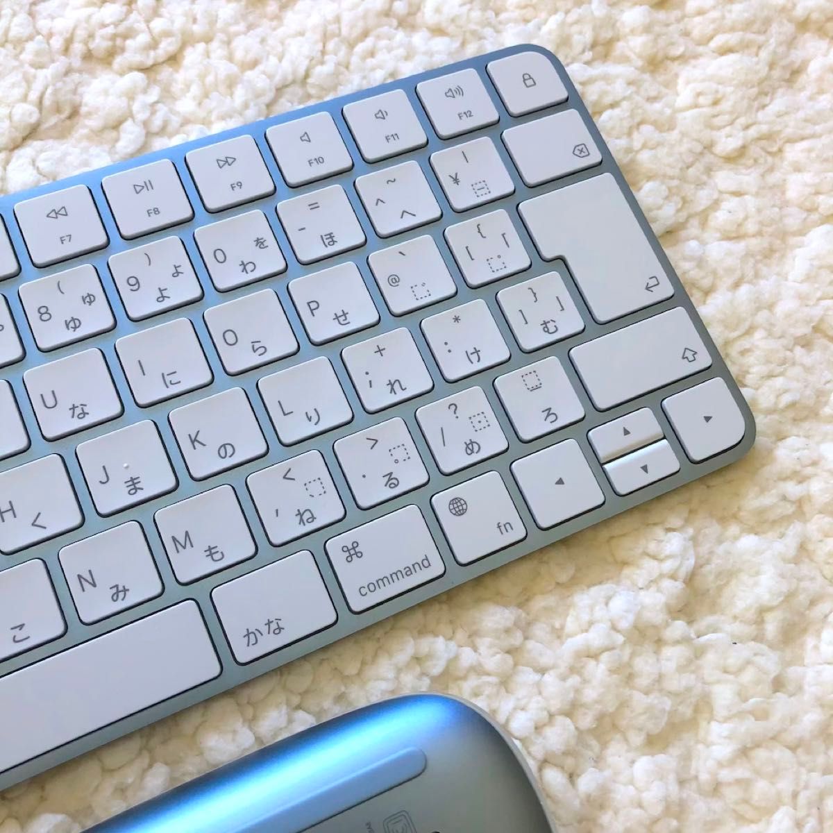 【美品】Apple純正 限定カラー ブルー Magic Keyboard 3 Magic Mouse 3 
