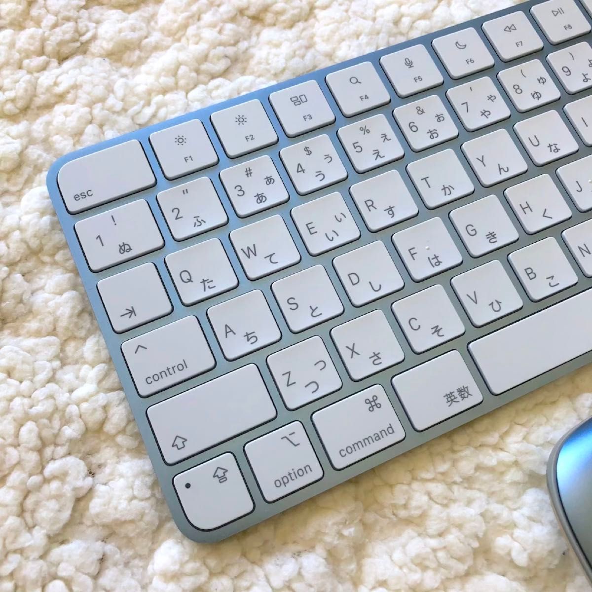 【美品】Apple純正 限定カラー ブルー Magic Keyboard 3 Magic Mouse 3 