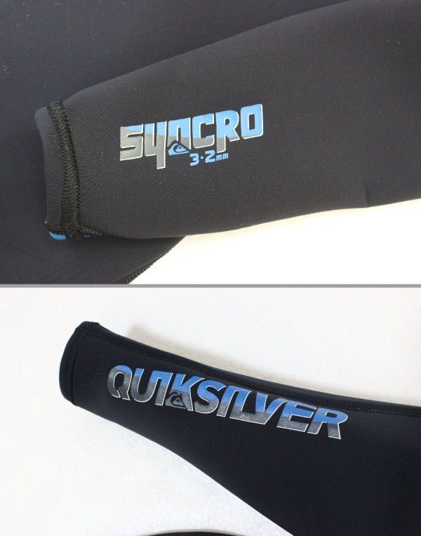 ○ Quiksilver クイックシルバー ウェットスーツ Syncro シンクロ 3×2mm Sサイズ ○MOF08753の画像9