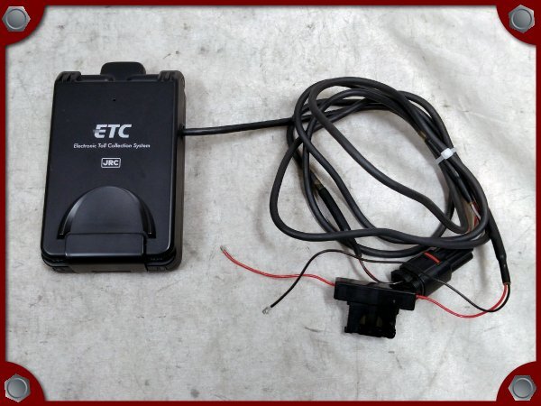 * secondhand goods * for motorcycle antenna one body ETC JRM-12* electrification / card awareness operation verification ending * Japan wireless /JRC*[S] packing *bo7729