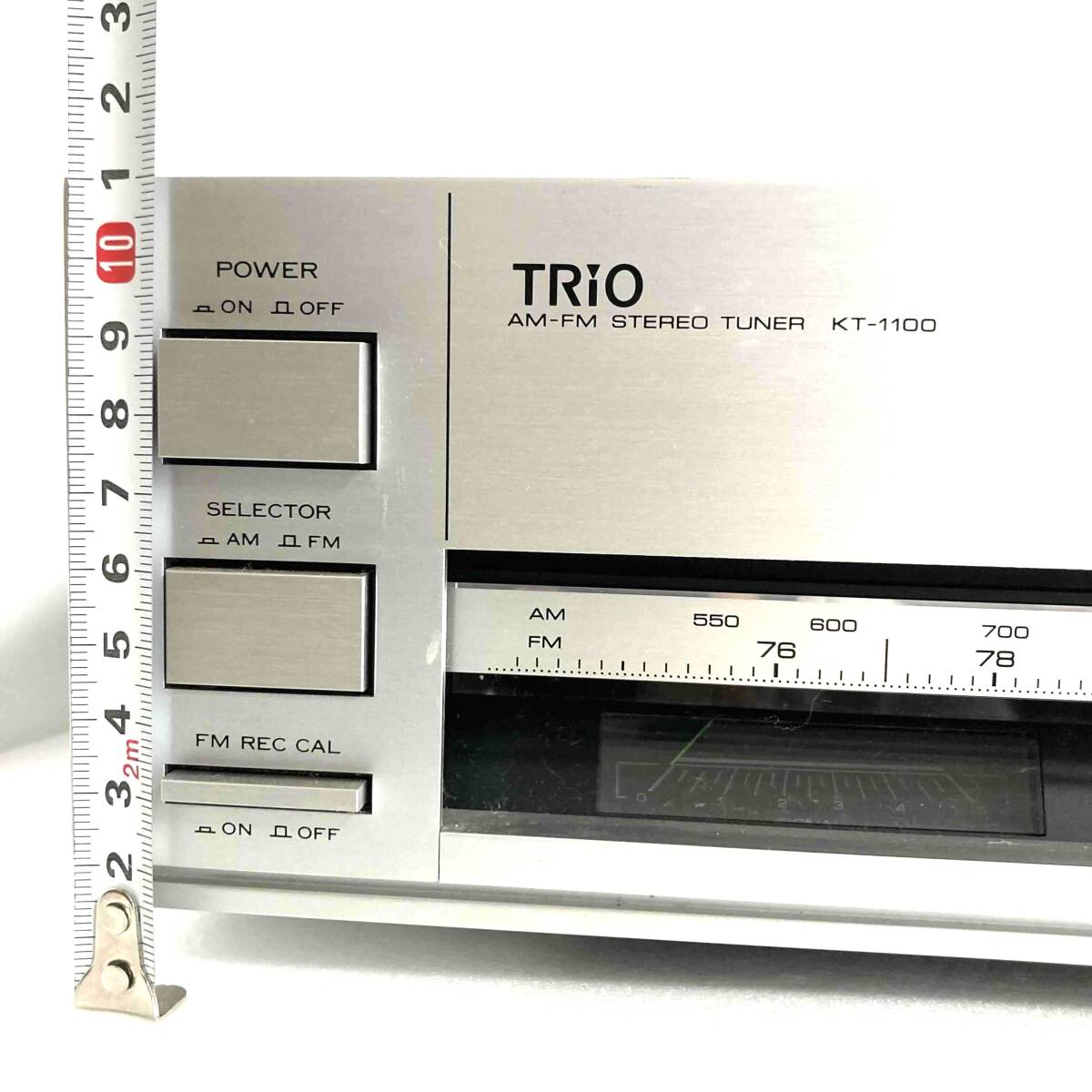 TRIO Trio KT-1100 stereo tuner burr navy blue sound equipment audio 