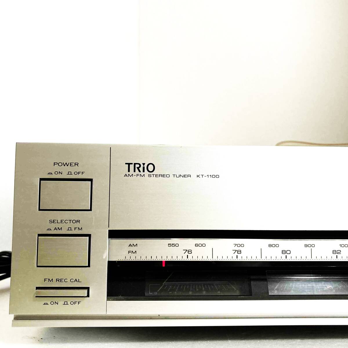 TRIO Trio KT-1100 stereo tuner burr navy blue sound equipment audio 