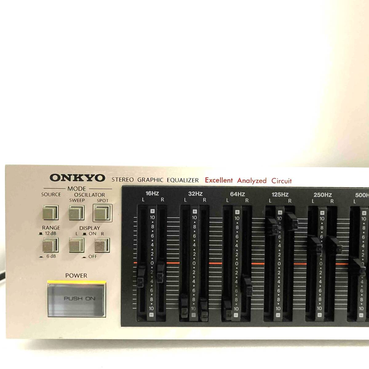 ONKYO Integra E-707 Onkyo stereo graphic equalizer equalizer sound equipment audio equipment 