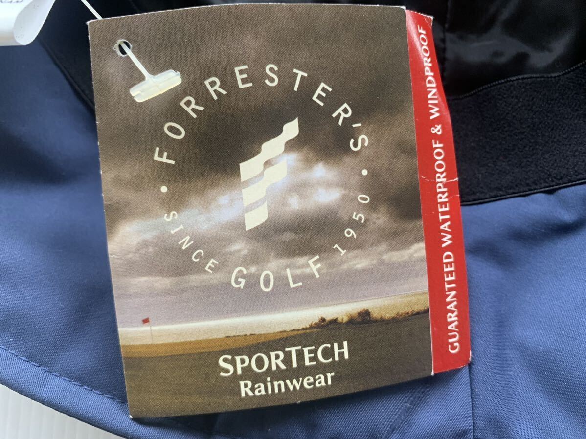 ★これから梅雨対策に ! 新品タグ付き！Forrester's GOLF USA 防水 シームテーピング NAVY L XLサイズ　紺色_画像4