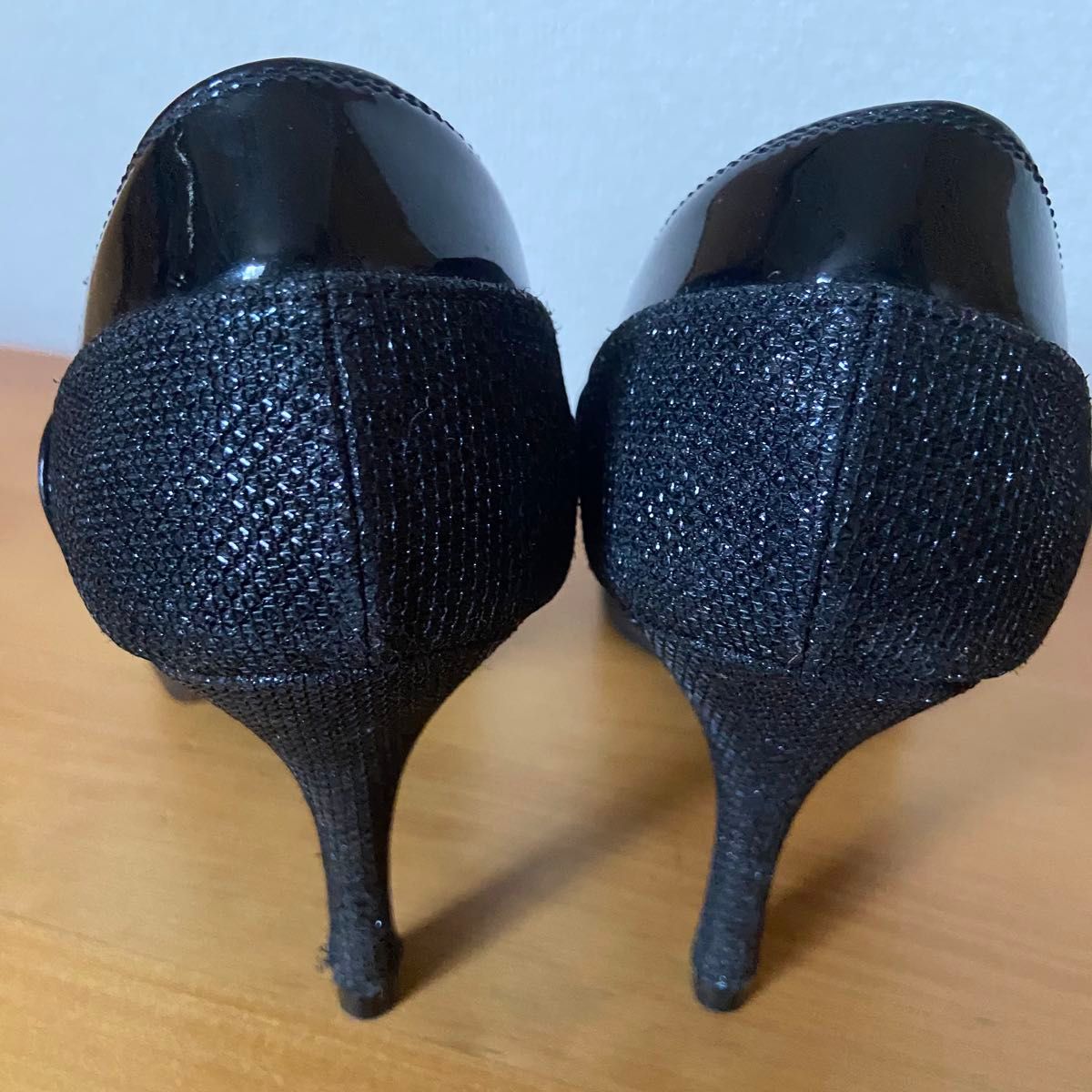 美品 DIANA ダイアナ スエードパンプス バックル ブラック 黒 美品 DIANA ダイアナ スエードパンプス バックル ブラック 黒