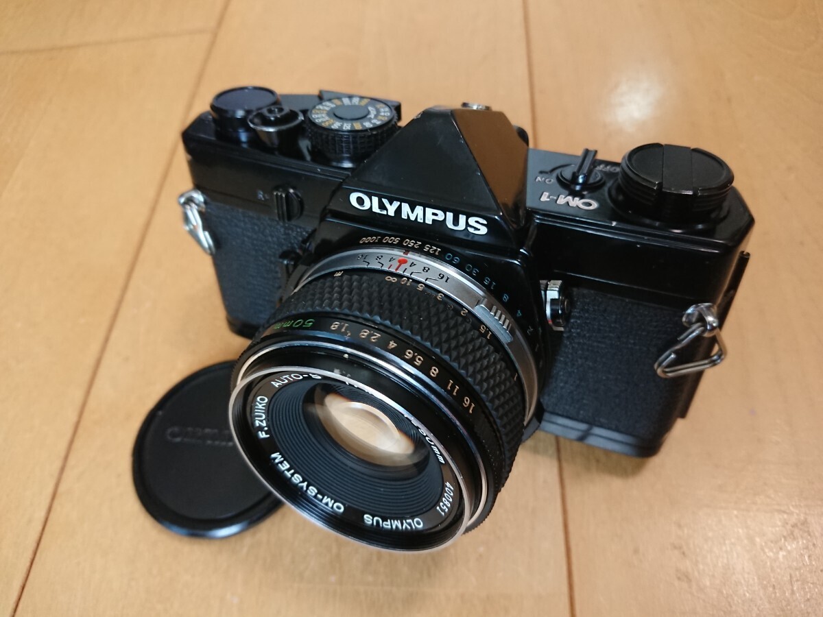 OM-1 50mm F1.8 プリズム腐食なし ブラックボディ オリンパス OLYMPUS OM1 ズイコー ZUIKO AUTO-Sの画像1
