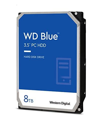 Western Digital 8TB WD ブルー PC ハードドライブ HDD - 5640 RPM SATA 6_画像1