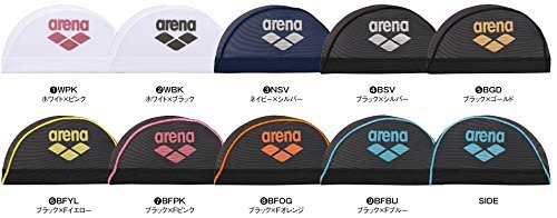 arena(アリーナ) スイミングキャップ トレーニング用男女兼用 Lサイズ メッシュキャップ メッシュ素材耐久性ARN-6414_画像3